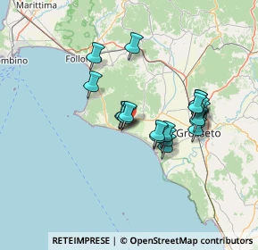 Mappa Località La Valle, 58043 Castiglione della Pescaia GR, Italia (11.8355)