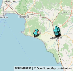 Mappa Località La Valle, 58043 Castiglione della Pescaia GR, Italia (13.408)