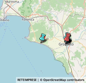 Mappa Località La Valle, 58043 Castiglione della Pescaia GR, Italia (14.9955)