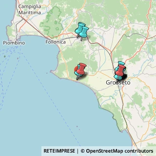 Mappa Via del Gabbiano, 58043 Castiglione della Pescaia GR, Italia (15.5815)