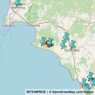 Mappa Via del Gabbiano, 58043 Castiglione della Pescaia GR, Italia (27.90929)
