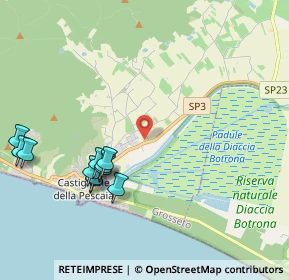 Mappa SP delle Padule, 58043 Castiglione della Pescaia GR, Italia (2.38455)
