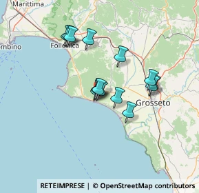 Mappa SP delle Padule, 58043 Castiglione della Pescaia GR, Italia (11.37643)
