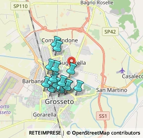 Mappa Via Senese, 58100 Grosseto GR, Italia (1.50188)