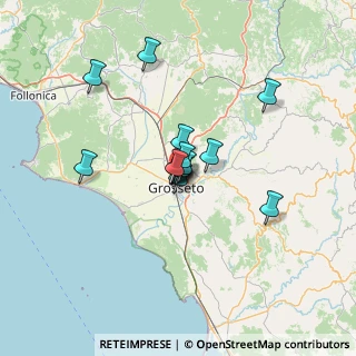 Mappa Via Jugoslavia, 58100 Grosseto GR, Italia (8.78)