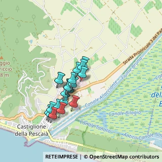 Mappa Via dei tintori, 58043 Castiglione della Pescaia GR, Italia (0.758)