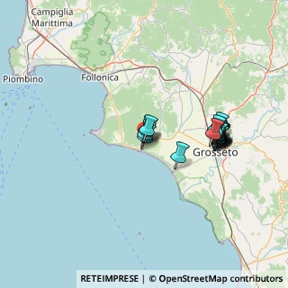Mappa Via dei tintori, 58043 Castiglione della Pescaia GR, Italia (13.785)