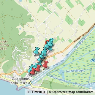Mappa Via dei Boscaioli, 58043 Castiglione della Pescaia GR, Italia (0.86)