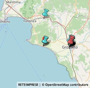 Mappa Via dei Boscaioli, 58043 Castiglione della Pescaia GR, Italia (15.3925)