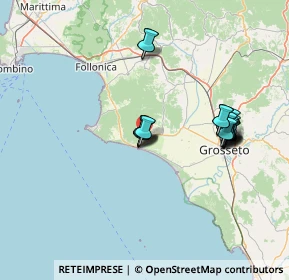 Mappa Via dei Boscaioli, 58043 Castiglione della Pescaia GR, Italia (13.717)