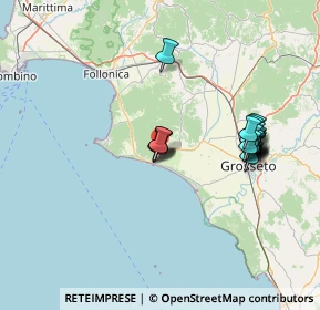 Mappa Via dei Boscaioli, 58043 Castiglione della Pescaia GR, Italia (14.452)