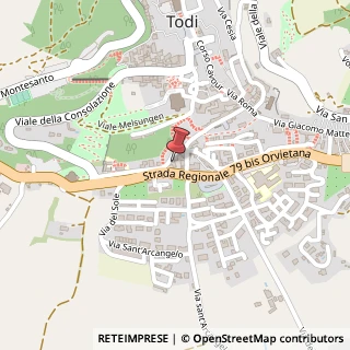 Mappa Viale Abdon Menecali, 6, 06059 Todi, Perugia (Umbria)