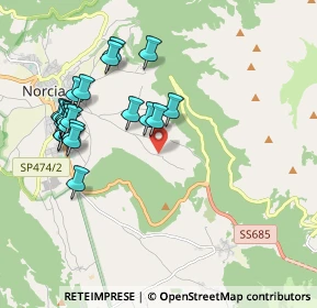 Mappa Località Grotti, 06046 Norcia PG, Italia (2.172)