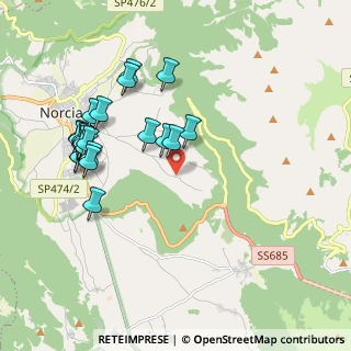 Mappa Località Grotti, 06046 Norcia PG, Italia (2.172)