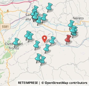 Mappa Frazione Fucignano, 64010 Lucignano TE, Italia (4.0905)