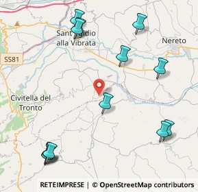 Mappa Frazione Fucignano, 64010 Lucignano TE, Italia (5.56077)