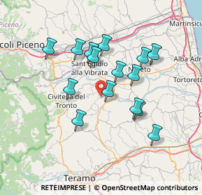 Mappa Frazione Fucignano, 64010 Lucignano TE, Italia (6.57)