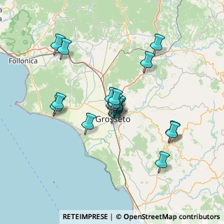 Mappa Via Paolo Carnicelli, 58100 Grosseto GR, Italia (12.02111)