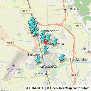 Mappa Via Paolo Carnicelli, 58100 Grosseto GR, Italia (1.51533)