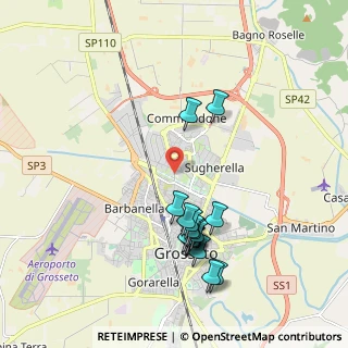 Mappa Via Paolo Carnicelli, 58100 Grosseto GR, Italia (2.045)
