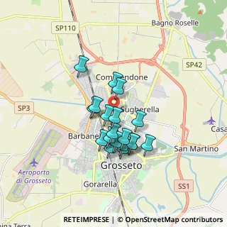 Mappa Via Paolo Carnicelli, 58100 Grosseto GR, Italia (1.37)
