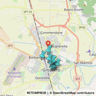 Mappa Via Paolo Carnicelli, 58100 Grosseto GR, Italia (1.99)