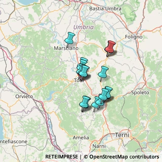 Mappa Via Maestà dei Lombardi, 06059 Todi PG, Italia (10.323)