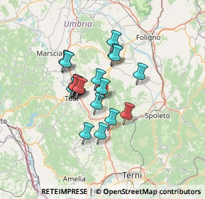 Mappa Via della Pace, 06056 Massa Martana PG, Italia (10.276)