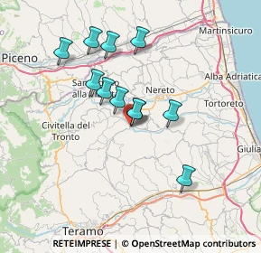 Mappa Campli, 64012 Campli TE, Italia (6.17182)