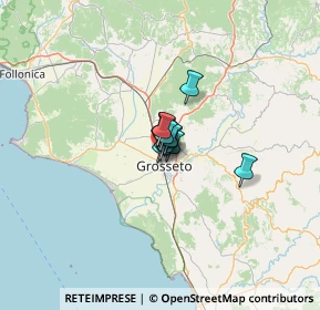 Mappa Via Aurelia Nord, 58100 Grosseto GR, Italia (3.46833)