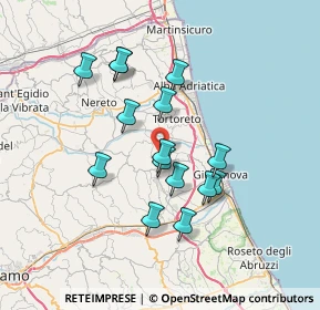 Mappa Contrada colle cerreto, 64023 Mosciano Sant'Angelo TE, Italia (6.37667)