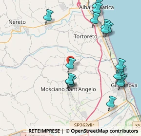 Mappa Contrada colle cerreto, 64023 Mosciano Sant'Angelo TE, Italia (4.93118)