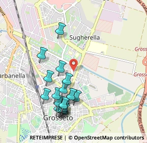 Mappa Via del Bernina, 58100 Grosseto GR, Italia (1.059)