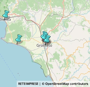 Mappa Via del Bernina, 58100 Grosseto GR, Italia (36.69615)
