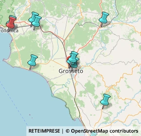 Mappa Via Monte Bianco, 58100 Grosseto GR, Italia (21.61583)