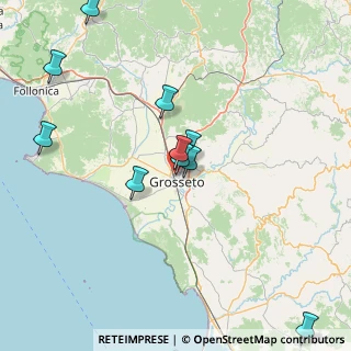 Mappa Via Monte Bianco, 58100 Grosseto GR, Italia (20.54333)