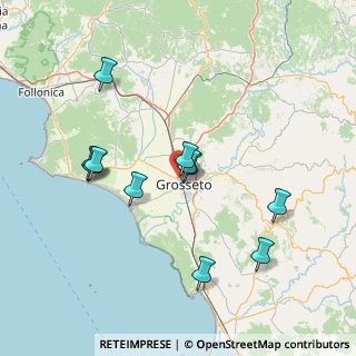 Mappa Via Francesco de Sanctis, 58100 Grosseto GR, Italia (14.73636)