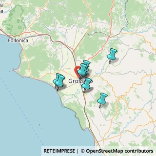 Mappa Via Giovanni Prati, 58100 Grosseto GR, Italia (8.06727)