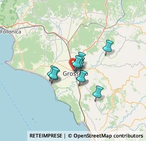 Mappa Via Francesco de Sanctis, 58100 Grosseto GR, Italia (8.06727)