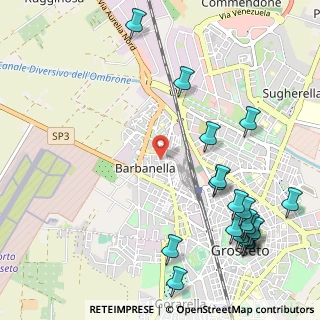 Mappa Via Giovanni Prati, 58100 Grosseto GR, Italia (1.491)
