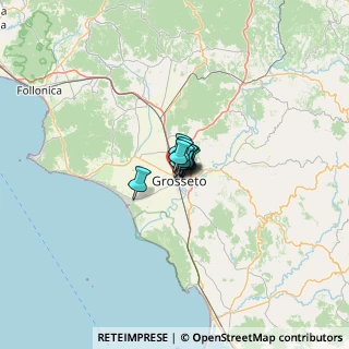 Mappa Via Giacomo Leopardi, 58100 Grosseto GR, Italia (12.32667)