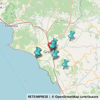 Mappa Via Giacomo Leopardi, 58100 Grosseto GR, Italia (8.02909)
