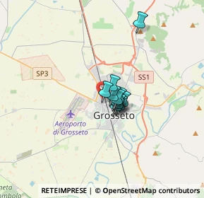 Mappa Via Giacomo Leopardi, 58100 Grosseto GR, Italia (1.68091)