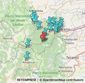 Mappa 63095 Acquasanta Terme AP, Italia (11.73824)