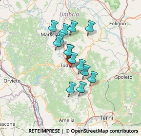 Mappa Via Montelatrone Basso, 06059 Todi PG, Italia (10.37857)