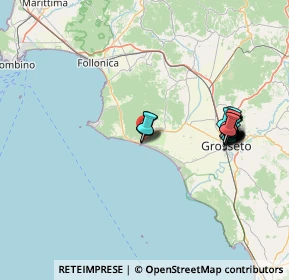 Mappa Sp 3 Del Padule, 58043 Castiglione della Pescaia GR, Italia (15.5695)