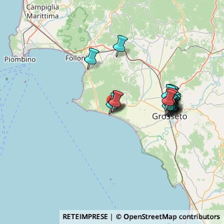 Mappa Sp 3 Del Padule, 58043 Castiglione della Pescaia GR, Italia (15.109)