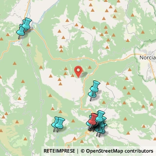 Mappa Località Cerasola, 06043 Cascia PG, Italia (6.315)