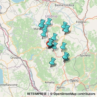 Mappa Via Ortipensi, 06059 Todi PG, Italia (10.4285)