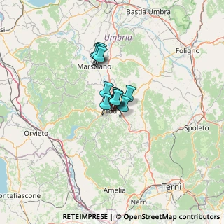 Mappa Via Ortipensi, 06059 Todi PG, Italia (6.5625)